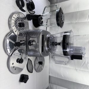 Homtone 16 Cup Food Processor, Aluminum Diecast Blender And Food Processor Combo