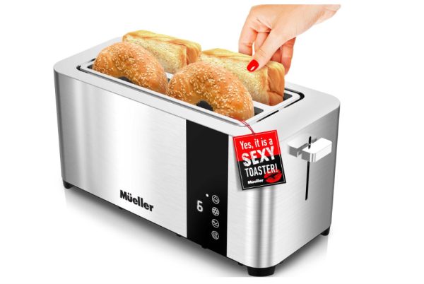 Mueller UltraToast Full Stainless Steel Toaster 4 Slice