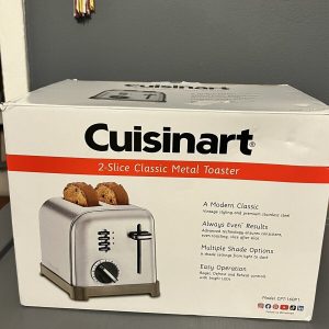 Cuisinart CPT-160 Metal Classic 2-Slice Toaster, Brushed Stainless