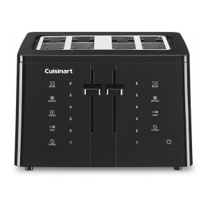 Cuisinart T Series CPT-T40 Touchscreen, 4-Slice Toaster, Black