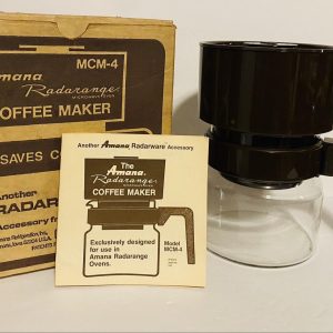 The Amana Radarrange Microwave Oven Coffee Maker Theater Stage Film Prop New