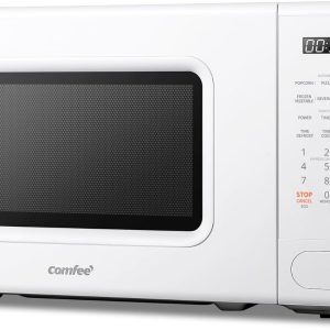 COMFEE CMO-C20M1WH Retro Microwave with 11 power levels, Fast Multi-stage