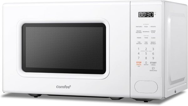 COMFEE CMO-C20M1WH Retro Microwave with 11 power levels, Fast Multi-stage