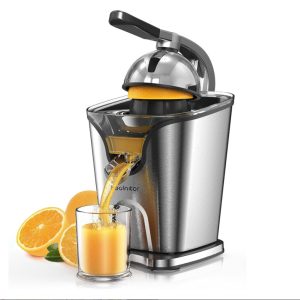 Healnitor 150W Stainless Steel/powerful/quiet & compact Electric Juicer Squeezer