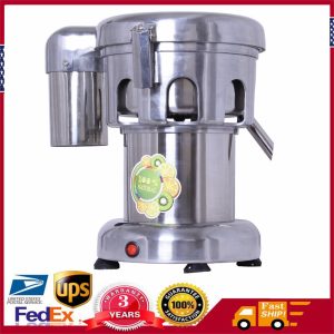 370W Commercial Electric Fruit Juice Extractor Centrifugal Juicer Machine Silver