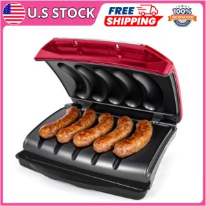 Carry H… Game Day Sausage and Brat 5 Link Electric Grill with Oil Drip Tray