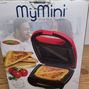 My Mini Sandwich Maker Red Non Stick By Nostalgia Products New In Box