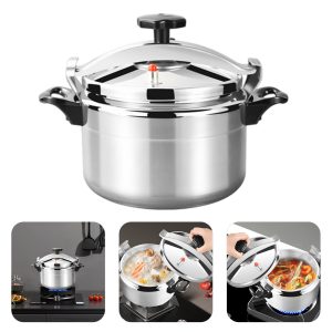 3L 3.17 Quart Mini Pressure Cooker Aluminum 35kpa Pressure Canner Steaming NEW