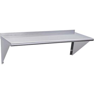 Stainless Steel Shelf 14” x 36”, 300 lb Commercial Shelves Wall Mounted Metal