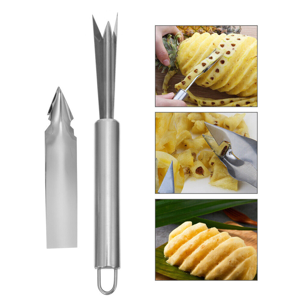 6 Pcs Cutter Remover Easy to Use Pineapple Peeler Fruit Kitchen Gadget