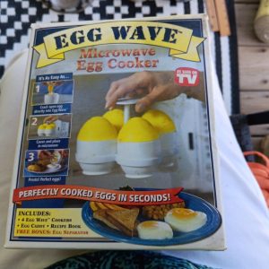 Egg Wave Microwave Egg Cooker Perfectly Cooked Eggs In Seconds New In Box