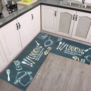 Comfort Kitchen Mat With Foam Backing, Set and/or Single Options