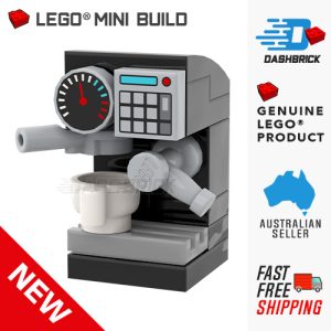 Genuine LEGO® “Coffee Machine” – Black, For Minifigures, Custom Build [MOC] NEW