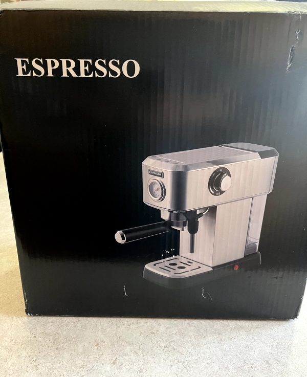 1350W Espresso Coffee Machine Cappuccino Machine Stainless Steel 50oz Water Tank