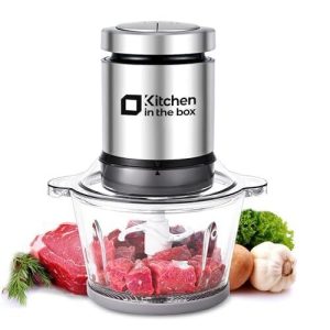 Kitchen in the box Mini Food Processors400W Powerful Mini Meat Grinder & Food…