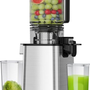 High Efficiency 99% Juice Yield Masticating Juicer – Easy to Assemble & Clean