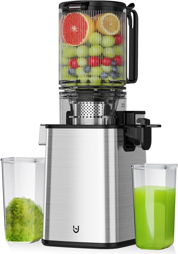 High Efficiency 99% Juice Yield Masticating Juicer – Easy to Assemble & Clean