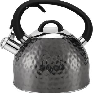 Copper Tea Kettle Stainless Steel Teapot Whistling Kettle Unique Button Control