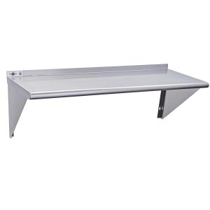 NSF Stainless Steel Shelf 14 x 36 300 lb Commercial Shelves Wall Mounted Metal S