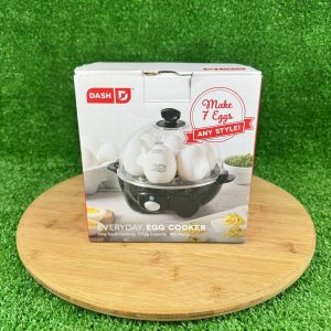 Dash Everyday 7 Egg Capacity Electric Egg Cooker Hard Boiled Eggs Black Open Box