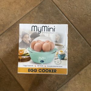 Nostalgia MyMini 7-Egg Multi-Cooker Teal, Recipes Boiled, Poached, Scrambled