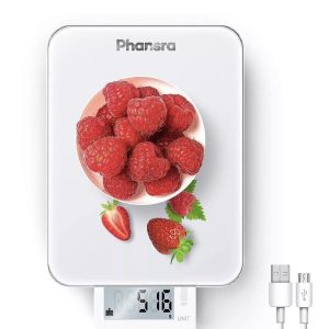 Max 22lb Rechargeable Digital Kitchen Scale FREE SHIPPING