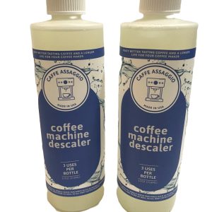 CAFFE ASSAGIO COFFEE MACHINE DESCALER 3 USES/ BOTTLE (PACK OF 2)