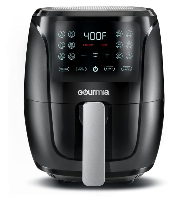 Gourmia Air Fryer Oven Digital Display 4 Quart Large AirFryer Cooker 12 1-Tou…