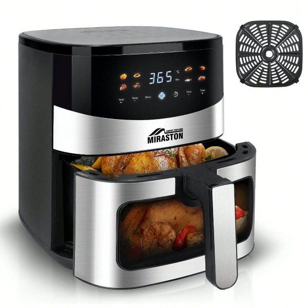 MIRASTON MIRASTON 6.5QT Air Fryer, 8-In-1 Smart Digital Air Fryers With Visual W