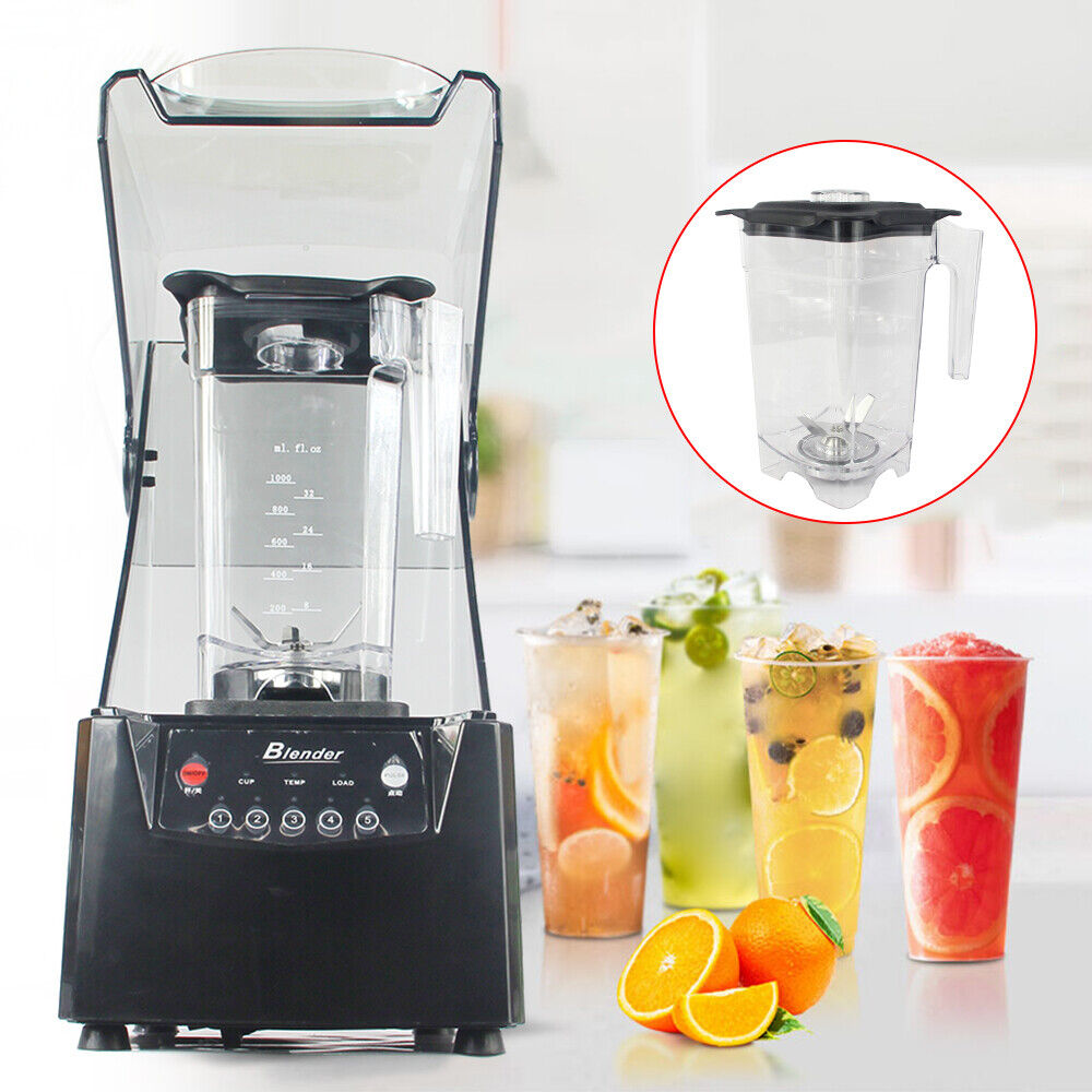 2600W Commercial Soundproof Smoothie Blender Machine Fruit Juicer Maker Mixer