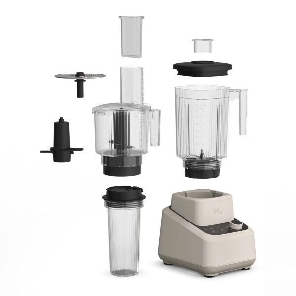 Bella PRO MasterBlend 3in1 Prep System Blender Personal Blender & Food Processor