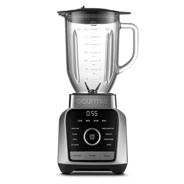 Gourmia Digital Blender with 8 Total Blend Programs, 4 Speeds