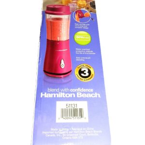 Hamilton Beach Shakes & Smoothies Personal Blender – 14 oz, BPA-Free – NEW