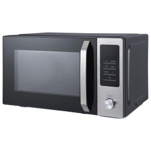 Magic Chef 1.0 Cubic Feet Stainless Countertop Microwave with Air Fryer, Black