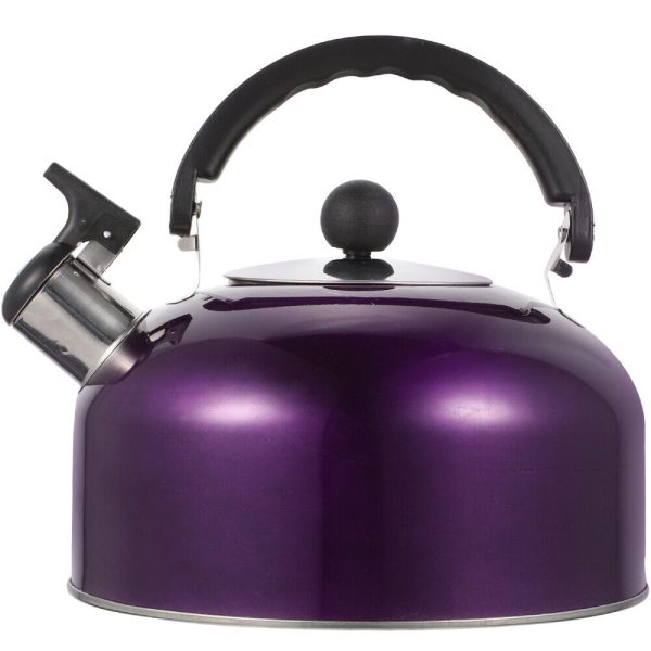 Stainless Steel Whistling Kettle Steel= Tea Pot Coffee Stovetop