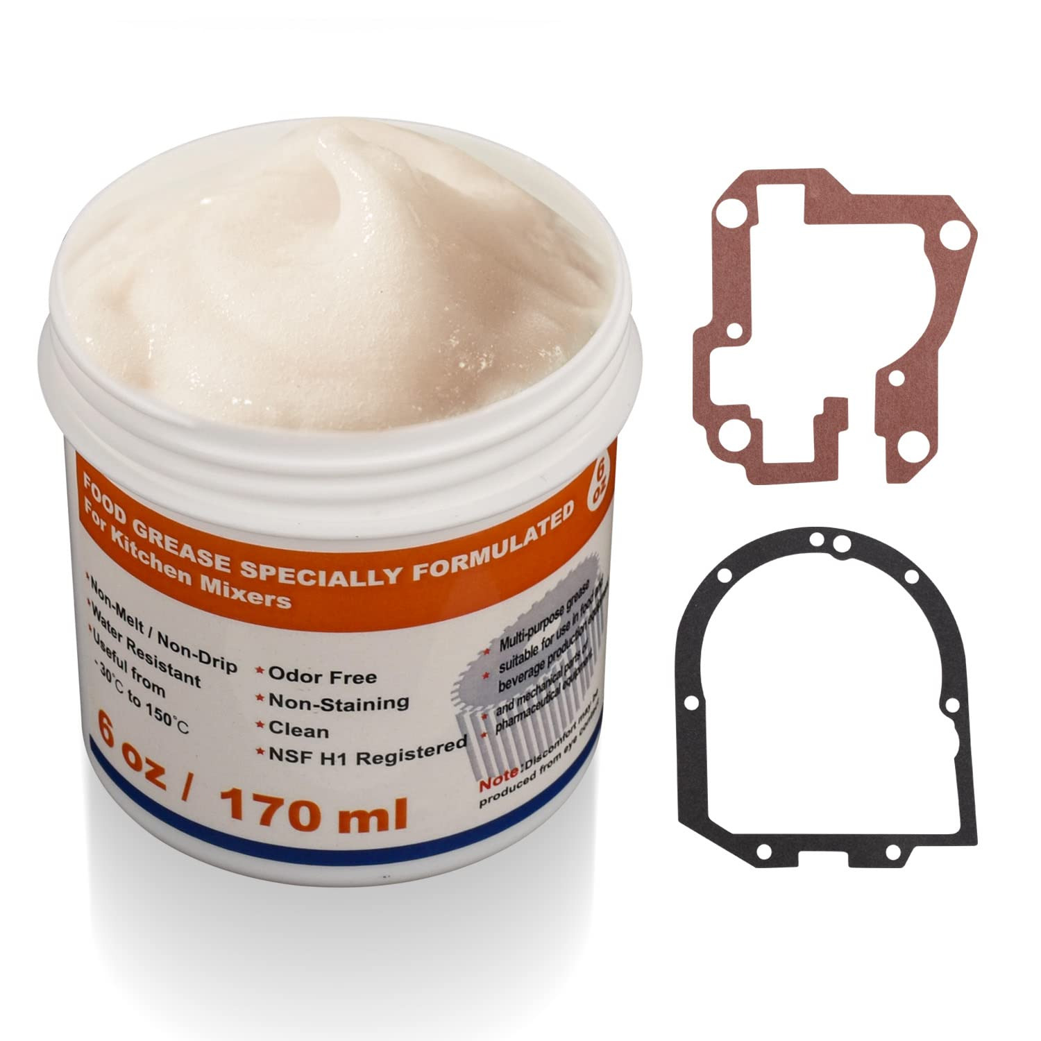 6oz Food Grade Grease for KitchenAid Mixers, Compatible with 9709511 & WP4162324