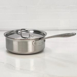 All-Clad TK™ 5-Ply Copper Core 3-qt Sauteuse with Lid