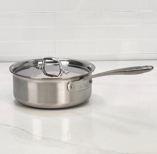 All-Clad TK™ 5-Ply Copper Core 3-qt Sauteuse with Lid