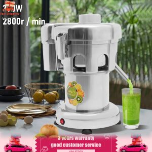 Commercial Electric Juice Extractor Centrifugal Juicer Machine Heavy Duty 370W