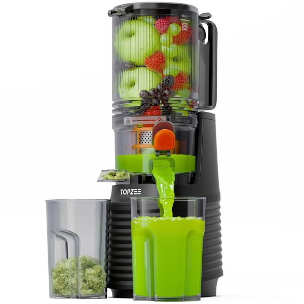 Cold Press Juicer – Slow Juicer Machines with 5.4″ Wide Feed Chute Profession…