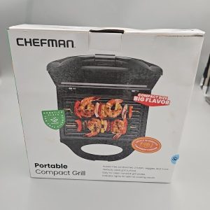 Chefman Portable Compact Grill Press, Sandwich Maker, Nonstick Electric Griddle