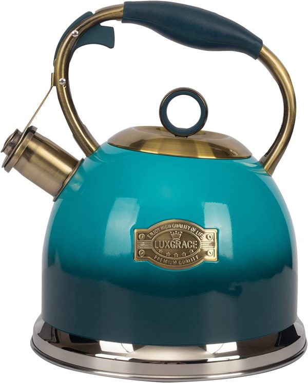 Tea Kettle -3.0 Quart Tea Kettles Stovetop Whistling Teapot Stainless Steel Tea