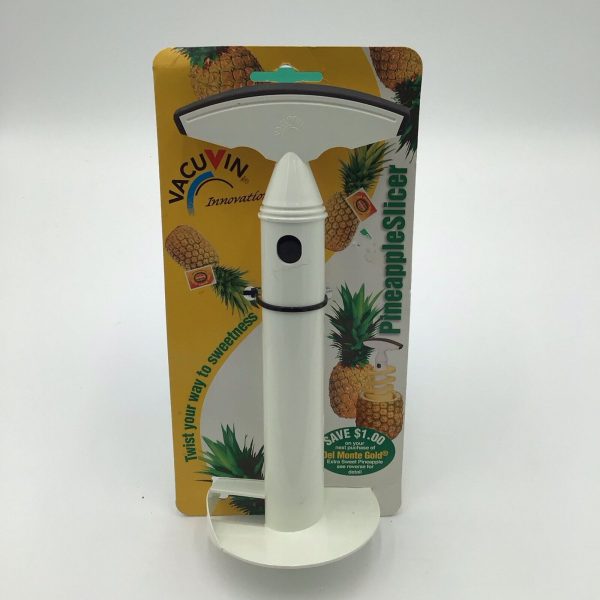 Vacu Vin White Pineapple Cutter & Corer Kitchen Tool for Slicing & Coring