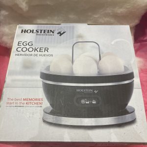 New Holstein Housewares 7-Egg Cooker Automatic Stop Boils Up to 7 Eggs Keto