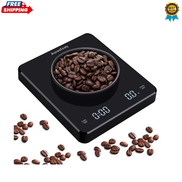 Digital Coffee Scale with Timer,Espresso Scale,Type-C Recharge Coffee Scale