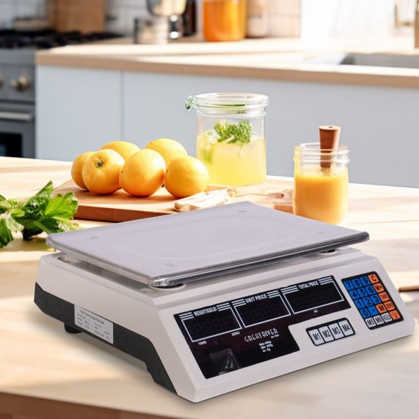 VILOBOS 88LB Digital Weight Food Meat Computing Market Produce Kitchen Scale New