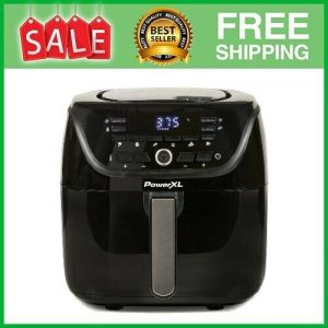 PowerXL Vortex Pro 6 Qt Air Fryer Dehydrator Roaster Countertop 6-in-1 Multi-Use