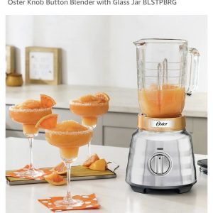 Oster Knob Button Blender with Glass Jar Model BLSTPBRG