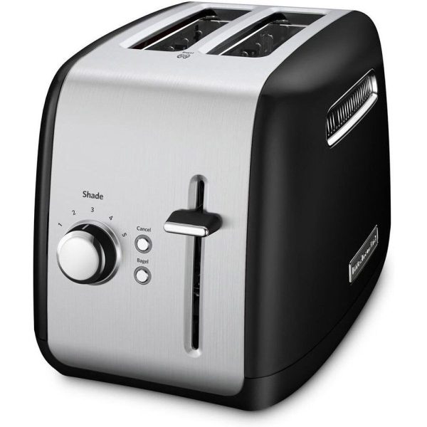 KitchenAid KMT2115OB 2-Slice Toaster with Manual High Lift Lever, Onyx Black