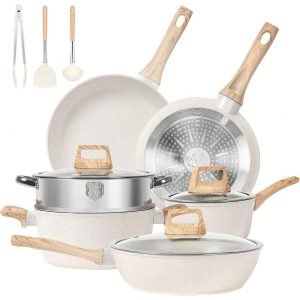 12 Piece Cookware Set Nonstick Kitchen Cookware Set Nonstick Induction Cookware